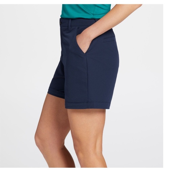 New Women’s Walter Hagen 5” Inseam Traditional Short Navy - Picture 1 of 8